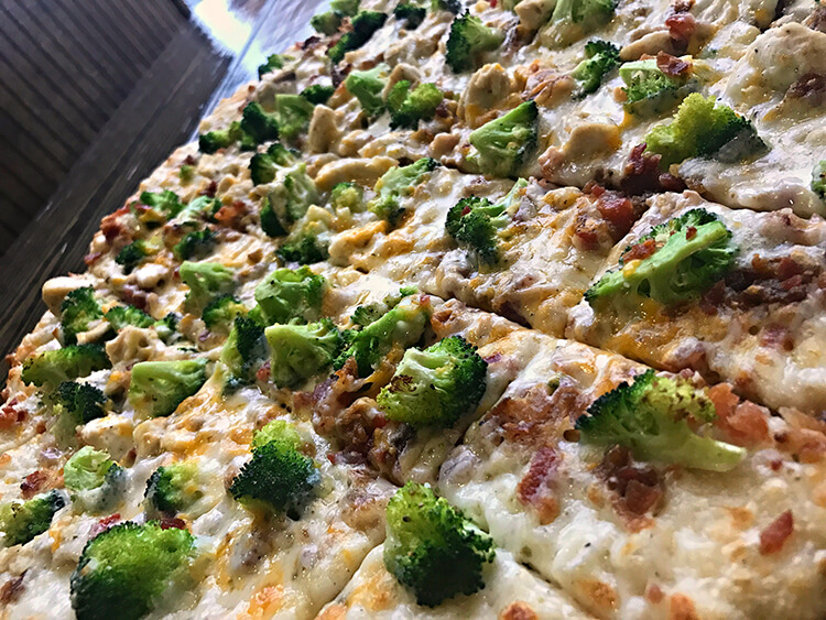 Pizza King Southern Indiana Alfredo Pizza Pizza King Southern Indiana